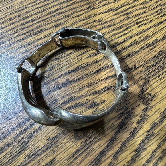 Italian Designer Pietro Sorini Solid Sterling Chunky Silver Link Bracelet signed - Picture 3 of 8